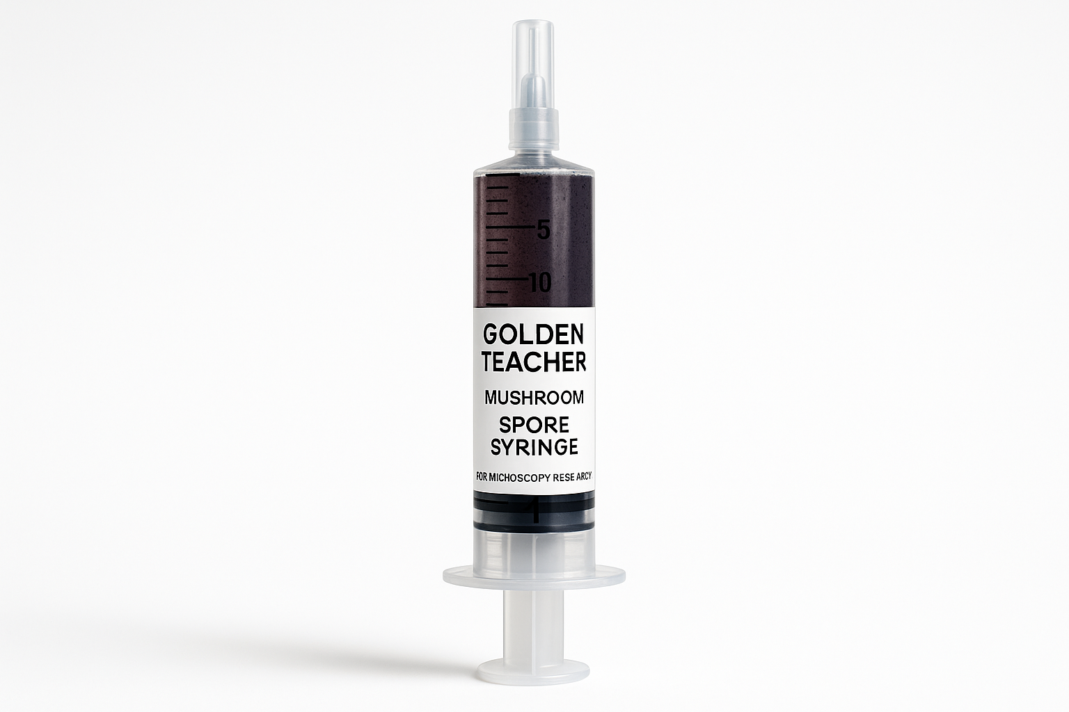 golden teacher mushroom spore syringe